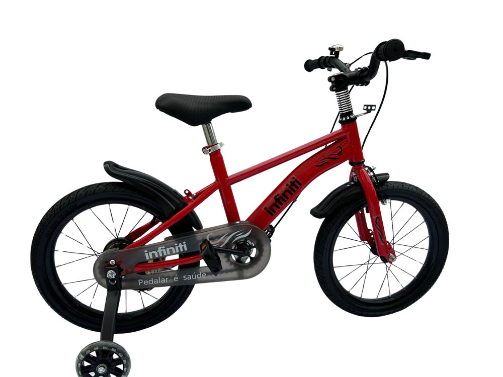 bicicleta infiniti aro 14 vermelha