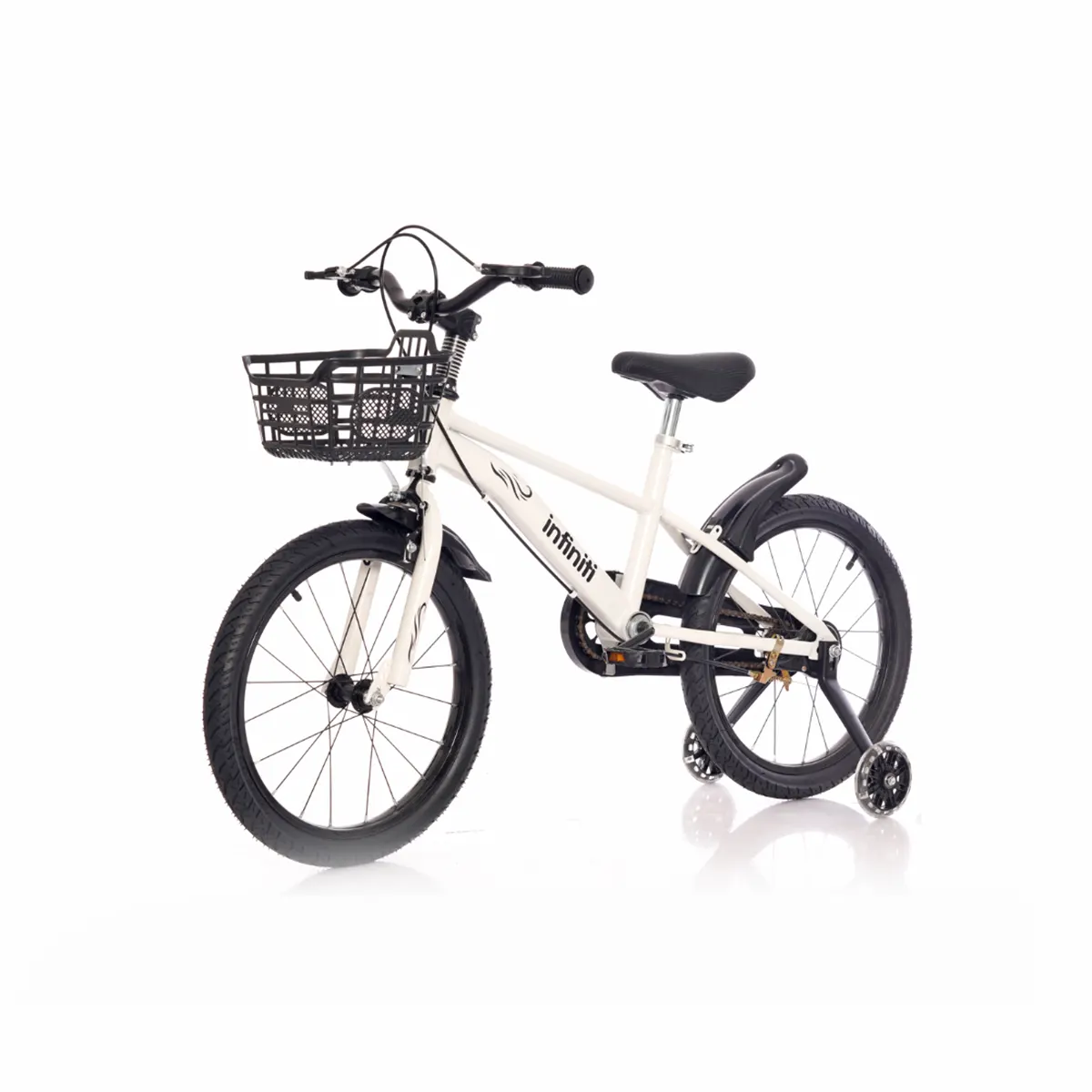 bicicleta infantil infiniti branca aro 14